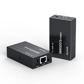 HDMI Extender Over Cat5e/6/7, HDMI to RJ45 Extender No Delay, Up to165ft, Full HD 1080P