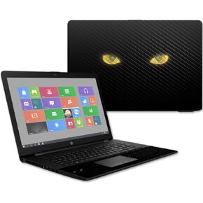 MightySkins Carbon Fiber Skin for HP 17T Laptop 17.3" (2017) - Pink Zebra | Protective, Durable Textured Carbon Fiber Finish | Easy to Apply, Remove, and Change Styles | Made in The USA