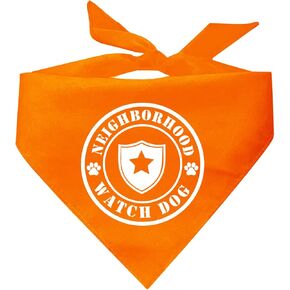 Neighborhood Watch Dog Dog Bandana (Assorted Colors)