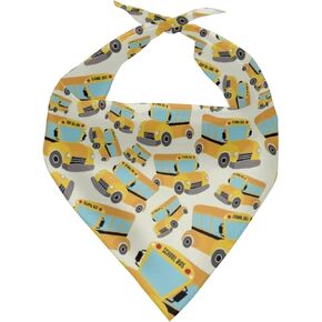 Jeiento مضحك الكلب عصابات الكلب وشاح قابل للغسل منديل المرايل باندانا اكسسوارات للكلاب متوسطة وكبيرة الحجم الحيوانات الأليفة ، الكرتون الآيس كريم طباعة in Kuwait