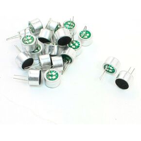 uxcell 20x Aluminum Housing 46dB Full-Directional Electric Microphone