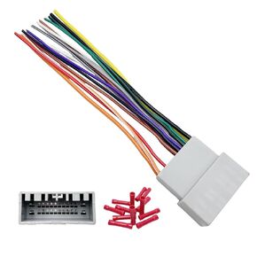 24Pin Car Radio Wiring Harness for Honda 2013-2020 Aftermarket Car Stereo Wiring Harness Connector for Accord Civic CR-V Odyssey Fit Car Stereo Radio Wiring Harness Cable Install Car Stereo Harness