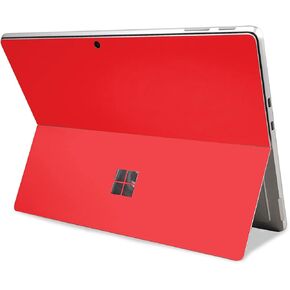 Tablet Skin Compatible with Microsoft Surface Pro 11 (2024) - Solid Red - Premium 3M Vinyl Protective Wrap Decal Cover - Easy to Apply | Crafted in The USA by MightySkins