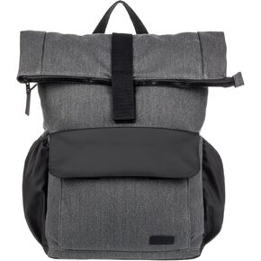 Roxy Women's Large Melting Spot Backpack with Padded Shoulder Straps and Exterior Storage, Anthracite (PU), 21L