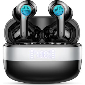 Wireless Earbuds Bluetooth, in Ear Headphones Bluetooth 5.3 with HiFi Stereo Deep Bass