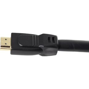 Tartan 24 AWG High Speed HDMI Cable with Ethernet, 10 Foot, Black