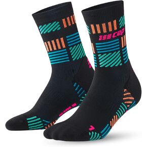 CEP The Run Limited Edition Mid Cut Compression Socks for Men - Design Performance Crew Socks