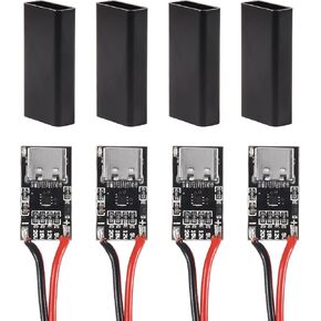 Alinan 4pcs Type-C PD3.0 QC Trigger Board مع حافظة، USB-C أنثى مدخل PD 9V 12V 15V 20V 5A قابل للتعديل الجهد وحدة الطاقة تهمة سريعة in Kuwait