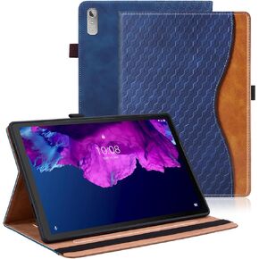 Case for Lenovo Tab P11 (2nd Gen) 11.5 inch/Pad Plus 2023 PU Leather Multi-Angle Viewing Stand with Card Pocket Tab P11 Gen2,Blue