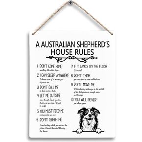 A Great Dane’s House Rules Dog Wooden Signs 8x10, Great Dane Gifts, Dog Signs for Home Decor, Dog Decorations for the Home, Dog Wall Decor, House Rules Sign, Gifts for Dog Lovers Owners