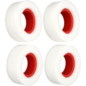 VGEBY 4PCS RC Tire Foam Inserts, 2.2 Inch Dual Stage Soft Tire Sponge Inserts Enhanced Tire Support Accessory for 1/10 1/8 RC Crawler (Blue)
