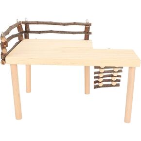 Ejoyous Hamster, Hamster Play Wooden Climb with Climbing Ladder for Dwarf Syrian Hamsters and Small Animal