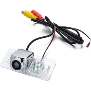 Chrome Starlight Car Rear View Camera for BMW 3 E46 E90 E91 E92 5 E39 E60 E61 X5 E53 E70 & Vehicle Camera Waterproof and Shockproof Reversing Backup Camera (Chrome Starlight Camera)