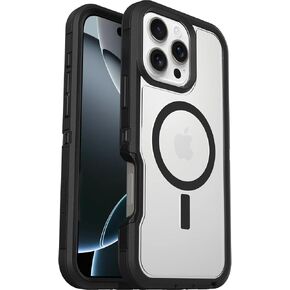 OtterBox iPhone 16 Pro Max Defender Series XT Clear Case - Dark Side (Single Unit Ships in polybag)