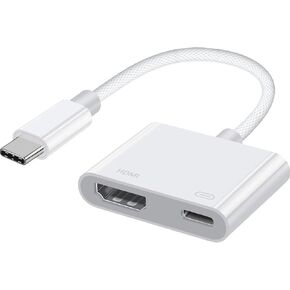 USB C to HDMI Adapter USB Type C Adapter Multiport AV Converter with 4K HDMI Output and USB C 60W Fasting Charging Port Compatible for MacBook Pro/Air 2020 2019 iPad Pro 2019 etc