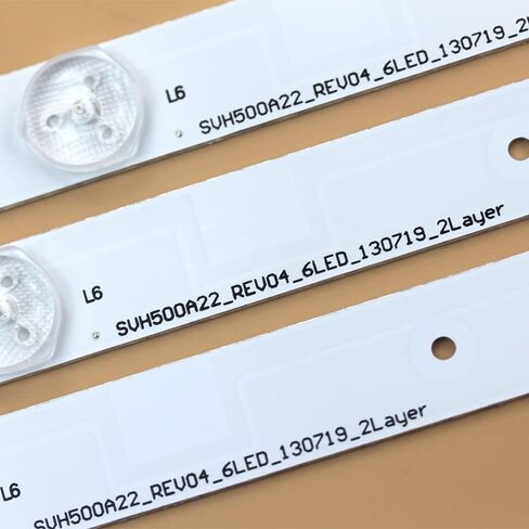LED شريط إضاءة خلفي للتلفزيون جزء بديل لـ SVH500A22 NS-50D550NA15 50H5G LED50K320U HD500DF-B57 50H3 50K22DG 50K20DG 50K23DG 50K23DGW LED50EC280JD LED50K20JD 50K23DG50K22DG LBM500P0601 in Kuwait