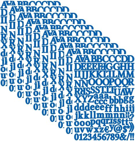 10 Sheets 1320 Alphabet Stickers Letter Sticker Vinyl Self-Adhesive Number Vinyl Stickers, Mailbox Numbers Labels DIY Crafts Art Making, Decals for Sign,Notebook,Classroom Decor(Black) in Saudi Arabia