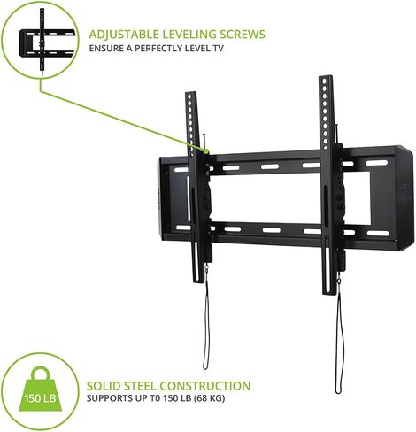 Kanto T3760 Tilting Mount for 37-60 Inch TVs | Black in Kuwait