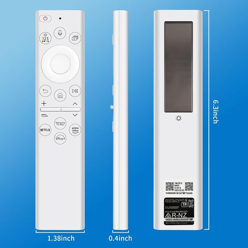 جديد لاستبدال جهاز التحكم عن بعد الصوتي من Samsung Solar Voice متوافق مع أجهزة التلفاز الذكية Neo QLED 8K HDR لموديلات 2023 (BN59-01432A) in Saudi Arabia