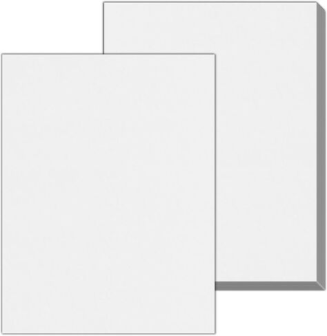20 Sheets, 130 lb (350 gsm) - Thick Heavy White Cardstock, Heavyweight Cardboard Paper - 8.5 x 11 inches in Saudi Arabia