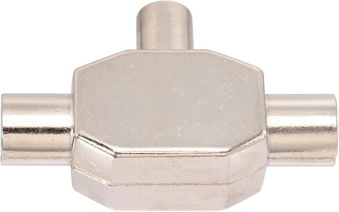 Bingfu 2-Way PAL TV IEC DVB-T Antenna Coaxial Splitter 1 Female to 2 Male RF Indoor Adapter Connector 1 GHz 5-1000 MHz for Foxtel Optus CATV SAT DTV Connections in Saudi Arabia