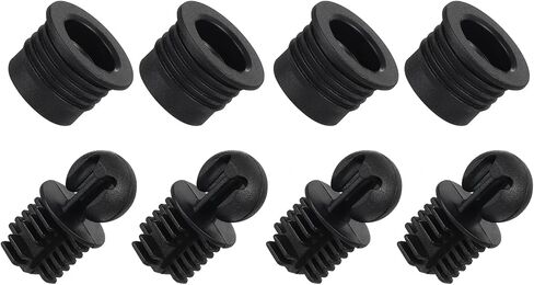 MECCANIXITY Speaker Grill Guides Plastic Ball and Socket Type 12mm Dia for Speaker Parts Accessories Pack of 4 in Saudi Arabia