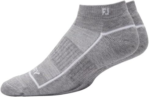 FootJoy Women's 2023 ProDry Sportlet 2-Pack, White, Fits Shoe Size 6-9 in Saudi Arabia