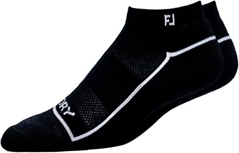 FootJoy Women's 2023 ProDry Sportlet 2-Pack, White, Fits Shoe Size 6-9 in Saudi Arabia