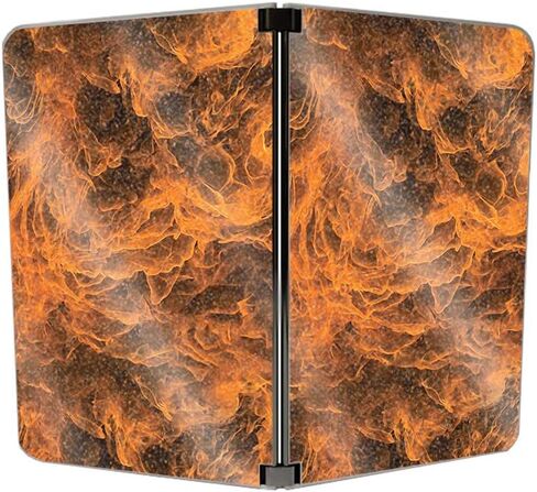 MIGHTY SKINS MightySkins Glossy Glitter Skin for Microsoft Surface Duo - Burning Up | Protective, Durable High-Gloss Glitter Finish | Easy to Apply, Remove, and Change Styles | Made in The USA in Saudi Arabia