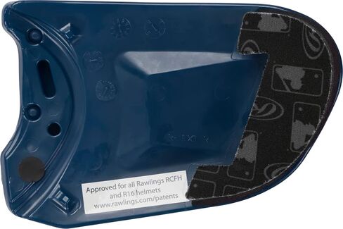 Rawlings | R-EXT COOLFLO Batting Helmet Face Guard | Fits all COOLFLO (RCFH) Helmet Models | Left-Hand Batter | Black in Saudi Arabia