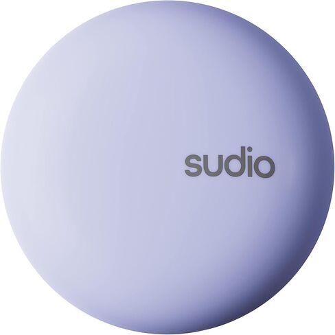سماعات أذن Sudio A2 True اللاسلكية مع علبة شحن، سماعات داخل الأذن بخاصية إلغاء الضوضاء مع ميكروفون، بلوتوث 5.2، وقت تشغيل 30 ساعة، مقاومة للماء IPX4 (أرجواني) in Saudi Arabia