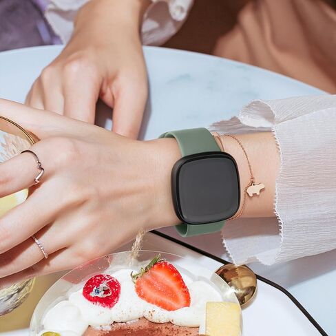 Vancle Bands for Fitbit Versa 4 / Versa 3 Bands, Fitbit Sense 2 / Sense Bands Women Men[6 Pack], Classic Soft Sport Replacement Strap for Fitbit Sense 2 / Versa 4 Smart Watch in Kuwait