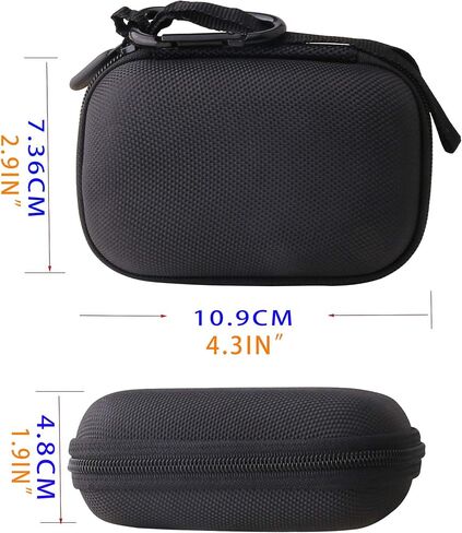 Hard EVA Carrying Case Compatible with Canon PowerShot ELPH 360 Digital Camera/IXY650/IXY 180 /Sony Cyber-Shot DSC-W830/WX350/WX500 Digital Camera storage case (black) in Kuwait