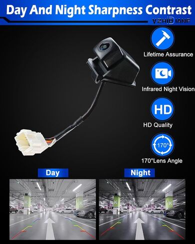 Upgraded RDX Rear View Backup Camera Parking Assist Camera Fit for:-Acura RDX 2013 2014 2015 13 14 15,Replace# 2013-2015, 39530-TX4-A01, 39530TX4A01 (1PC) in Saudi Arabia