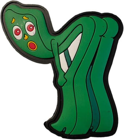 Semper Gumby Patch 2.0, 3" PVC Rubber Morale Tactical Hook and Loop Backed Patch, Made in The USA in Saudi Arabia