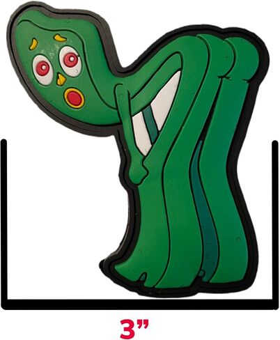 Semper Gumby Patch 2.0, 3" PVC Rubber Morale Tactical Hook and Loop Backed Patch, Made in The USA in Saudi Arabia