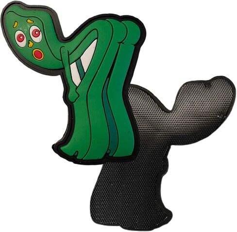 Semper Gumby Patch 2.0, 3" PVC Rubber Morale Tactical Hook and Loop Backed Patch, Made in The USA in Saudi Arabia