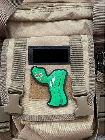 Semper Gumby Patch 2.0, 3" PVC Rubber Morale Tactical Hook and Loop Backed Patch, Made in The USA in Saudi Arabia