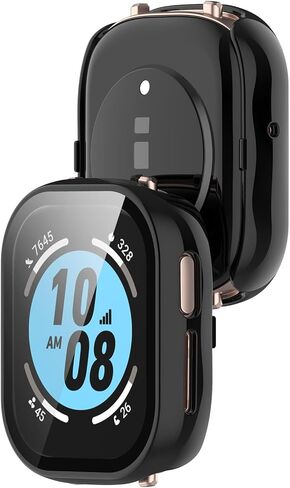 حافظة متوافقة مع Honor Watch 4 وغطاء واقٍ للكمبيوتر الشخصي مع طبقة من الزجاج المقسى لساعة Honor Watch 4 الذكية وملحقات واقيات الشاشة (6 ألوان) in Saudi Arabia