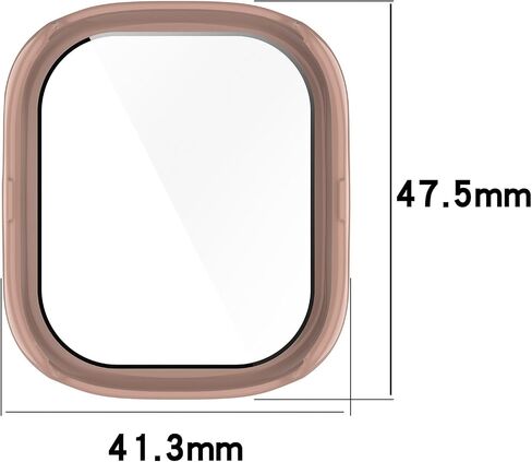 حافظة متوافقة مع Honor Watch 4 وغطاء واقٍ للكمبيوتر الشخصي مع طبقة من الزجاج المقسى لساعة Honor Watch 4 الذكية وملحقات واقيات الشاشة (6 ألوان) in Saudi Arabia
