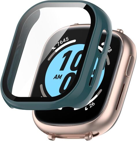 حافظة متوافقة مع Honor Watch 4 وغطاء واقٍ للكمبيوتر الشخصي مع طبقة من الزجاج المقسى لساعة Honor Watch 4 الذكية وملحقات واقيات الشاشة (6 ألوان) in Saudi Arabia