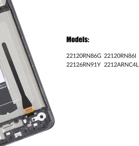 استبدال لشاشة Xiaomi Redmi 12C LCD مع إطار لـ Redmi 22120RN86G 22120RN86I 22126RN91Y 2212ARNC4L LCD تعمل باللمس لوحة محول الأرقام الجمعية مع طقم إصلاح in Saudi Arabia