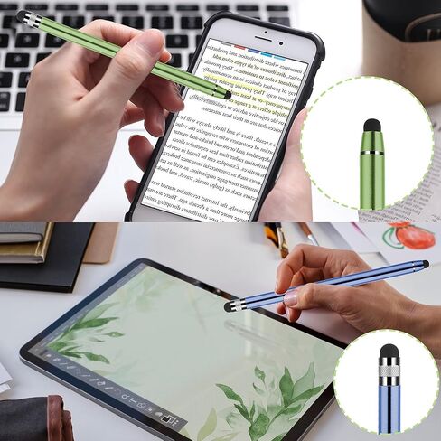 5 Pack Dual-end Stylus Pens for Touch Screens, High Sensitivity Capacitive Stylus Drawing Stylus Pens Compatible for Smartphones and Tablets All Universal Touchscreen Devices(Colorful) in Saudi Arabia