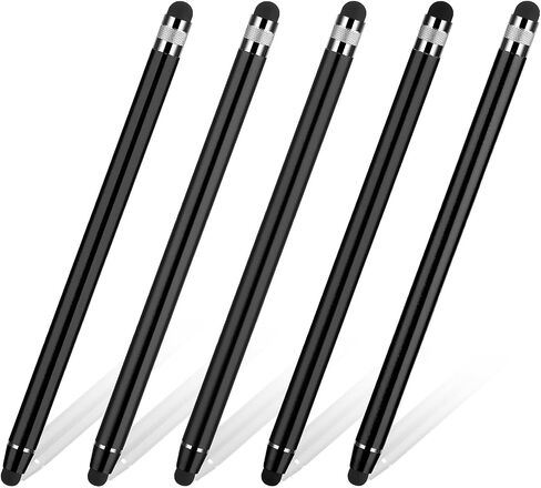 5 Pack Dual-end Stylus Pens for Touch Screens, High Sensitivity Capacitive Stylus Drawing Stylus Pens Compatible for Smartphones and Tablets All Universal Touchscreen Devices(Colorful) in Saudi Arabia