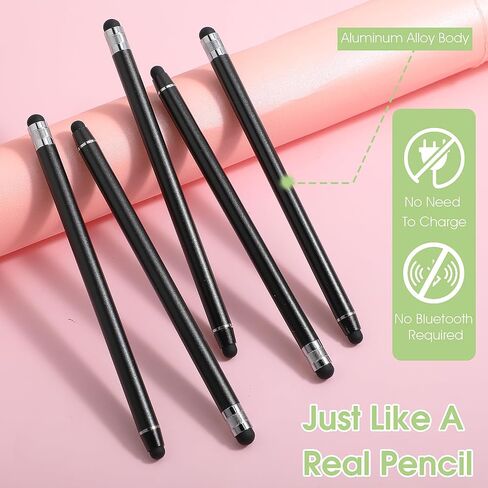5 Pack Dual-end Stylus Pens for Touch Screens, High Sensitivity Capacitive Stylus Drawing Stylus Pens Compatible for Smartphones and Tablets All Universal Touchscreen Devices(Colorful) in Saudi Arabia