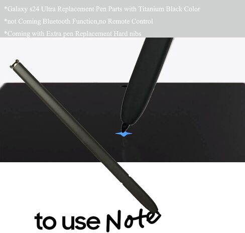 (Without Bluetooth) s24 Ultra 5g Stylus Pen Replacement Touch s Pen Parts for Samsung Galaxy s24 Ultra SM-S928 (5G) 6.8'' -Yellow Gold in Kuwait