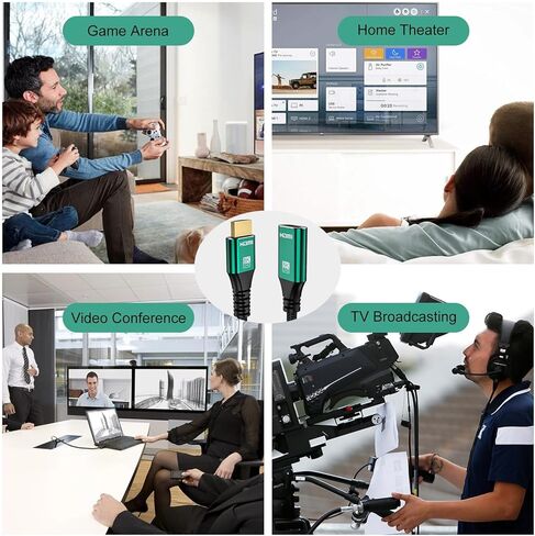 HDMI Extender 1FT, Short 8K HDMI Extension Cable 8K@60Hz 4K@120Hz 48gbps, HDMI Male to Female Cord for X Box PS5/4 Ro ku TV Stick Blu Ray Player HDTV Laptop PC in Saudi Arabia