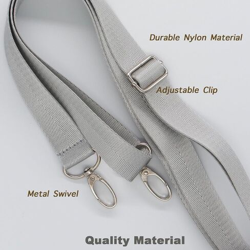 Adjustable Replacement Shoulder Strap, 59" Long Nylon Strap with Metal Swivel Hooks 1" Wide in Saudi Arabia