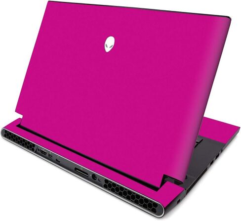 MightySkins Skin for Alienware M15 R2 (2019) - Solid Yellow | Protective, Durable, and Unique Vinyl Decal Wrap Cover | Easy to Apply, Remove, and Change Styles | Made in The USA in Saudi Arabia