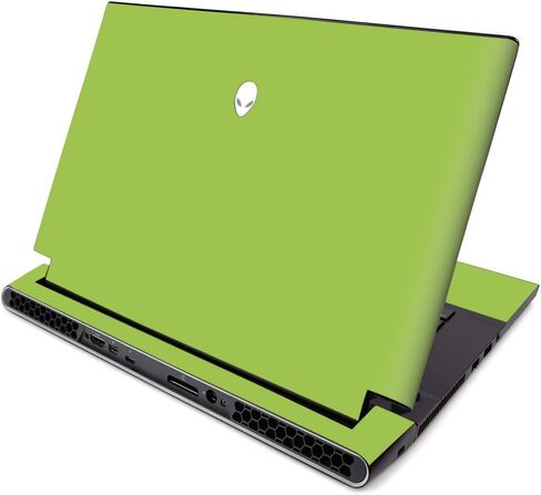 MightySkins Skin for Alienware M15 R2 (2019) - Solid Yellow | Protective, Durable, and Unique Vinyl Decal Wrap Cover | Easy to Apply, Remove, and Change Styles | Made in The USA in Saudi Arabia